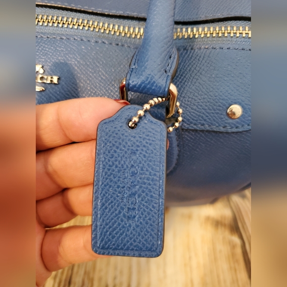 COACH MINI BENNETT SATCHEL IN CROSSGRAIN LEATHER - Picture 8 of 12